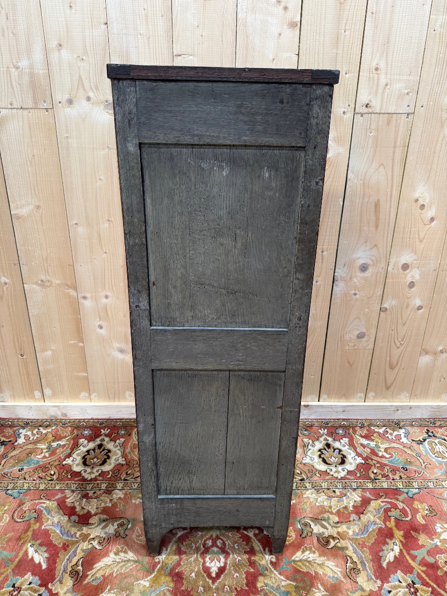 Armoirette - Bonnetière  en marqueterie de style Transition-photo-1