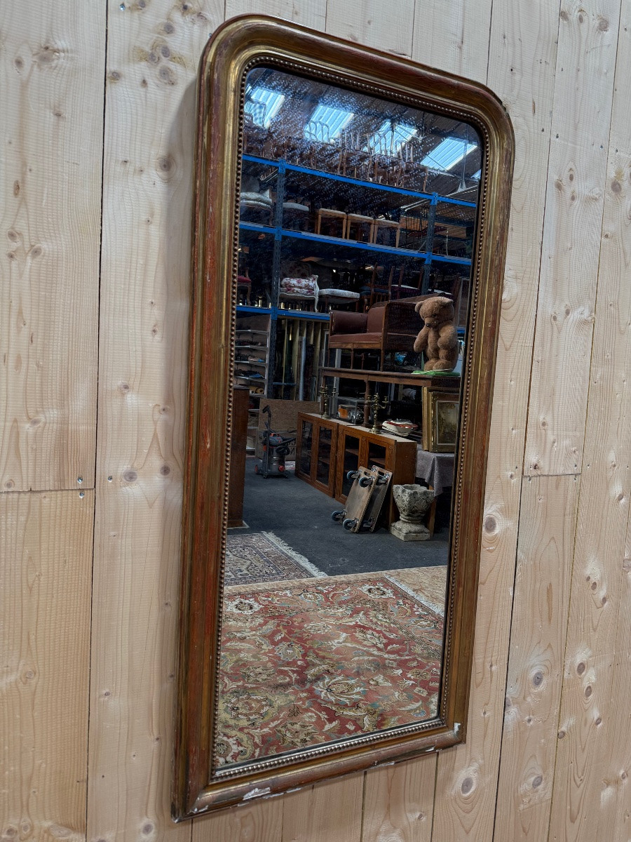 One Of Them Is A Gilded Mirror From The Louis Philippe Period. -photo-2