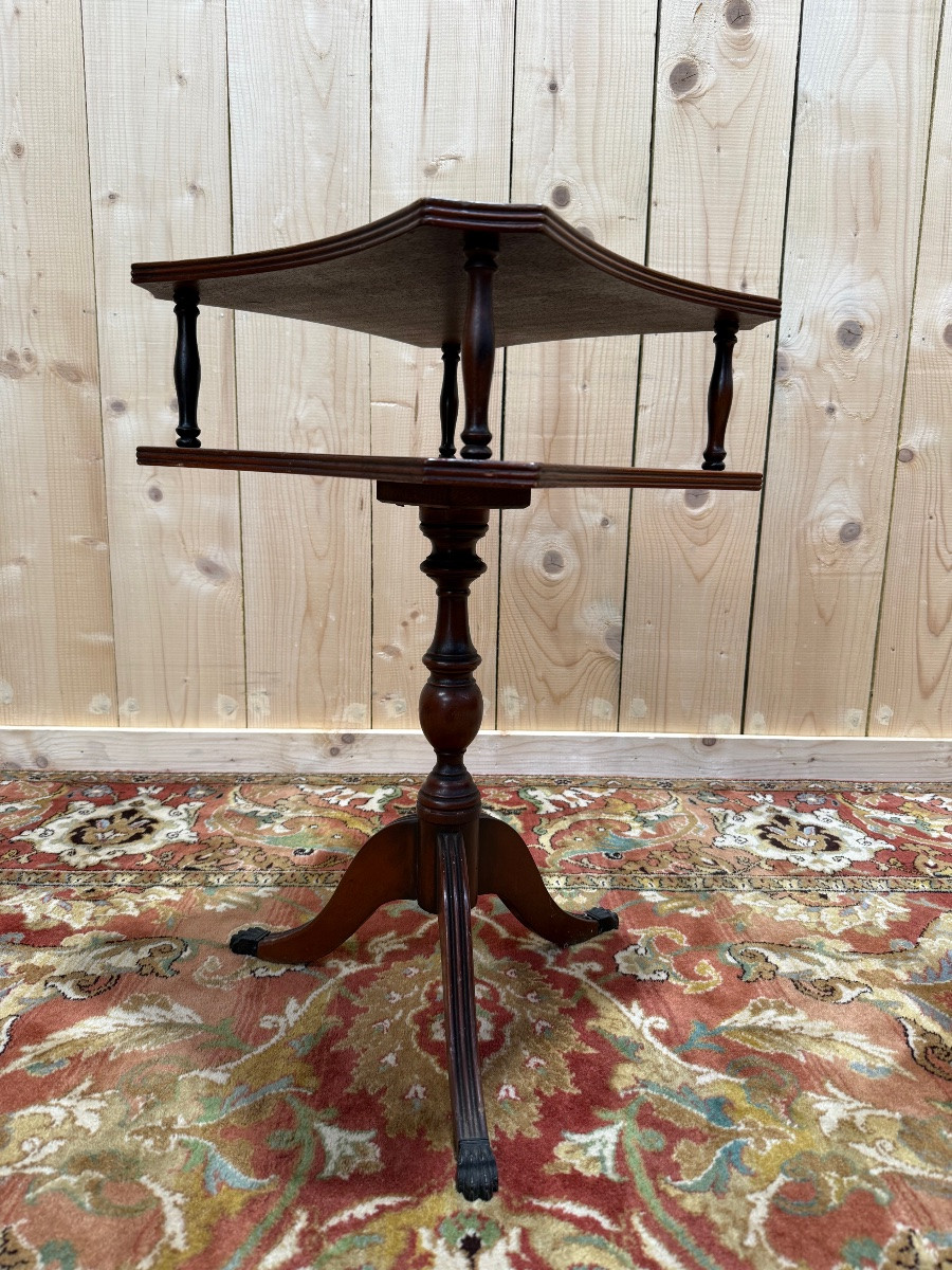 English-style Tripod Pedestal Table -photo-4