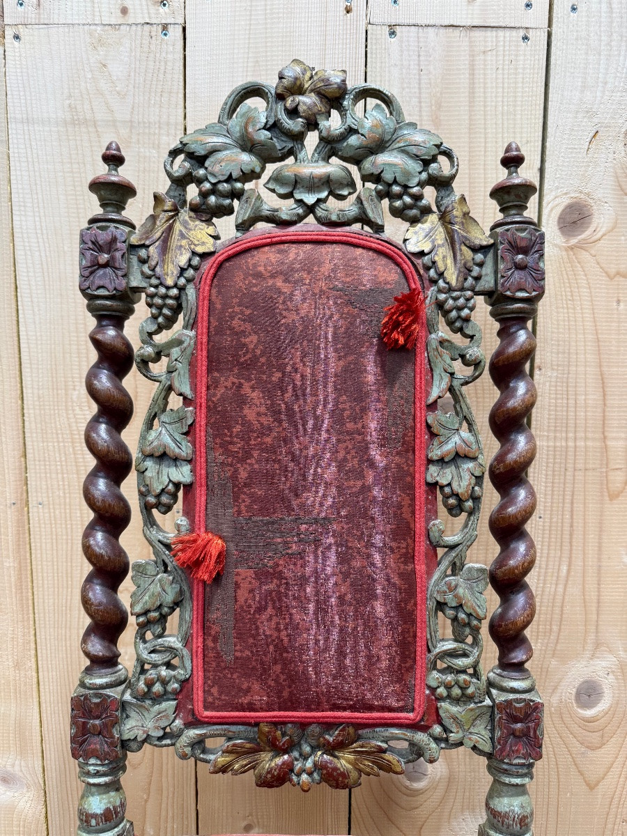 Suite de 4 chaises style Haute Époque -photo-1