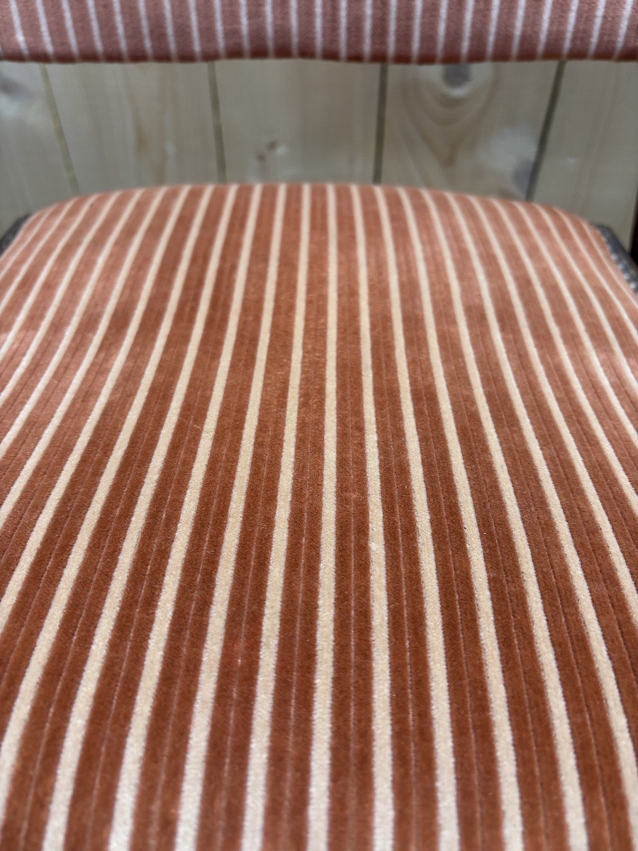 Set Of 6 Folding Mahogany Chairs-photo-1