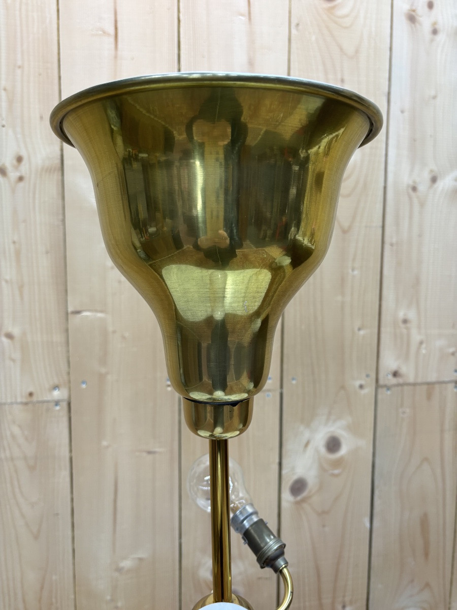 Large Dutch Delftware Lamp -photo-2