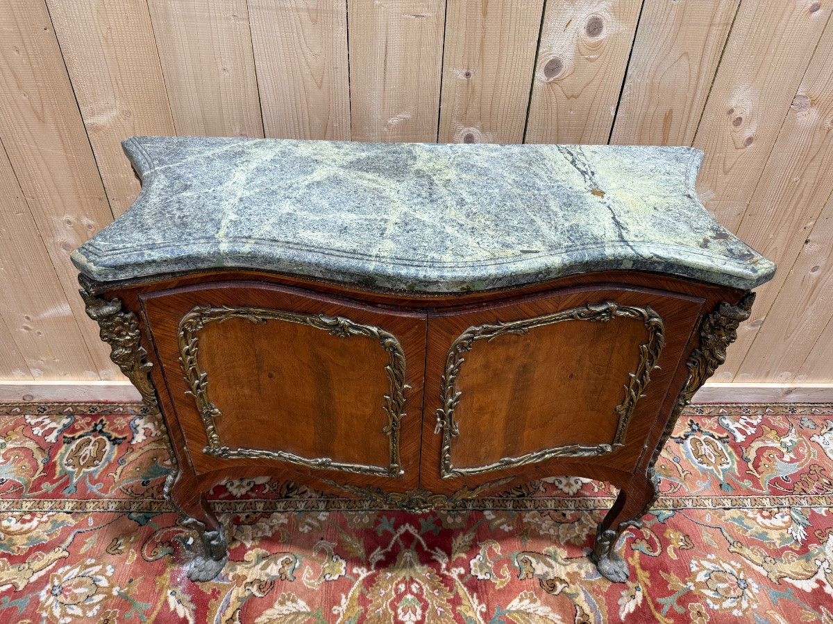 Louis XV Style Marquetry Buffet - Transitional -photo-2