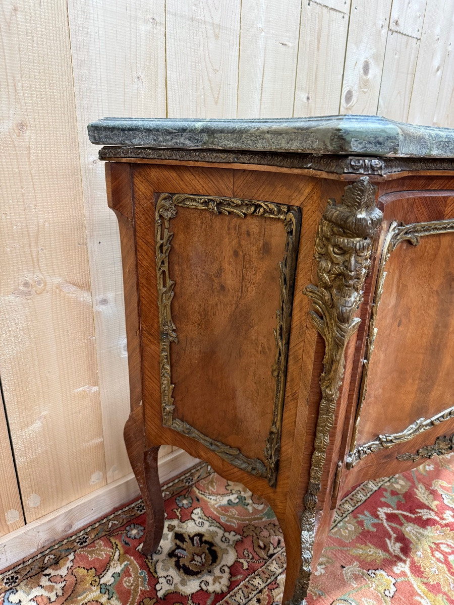 Louis XV Style Marquetry Buffet - Transitional -photo-1