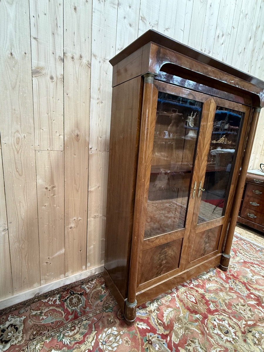 Bibliothèque - Vitrine de style Empire -photo-1