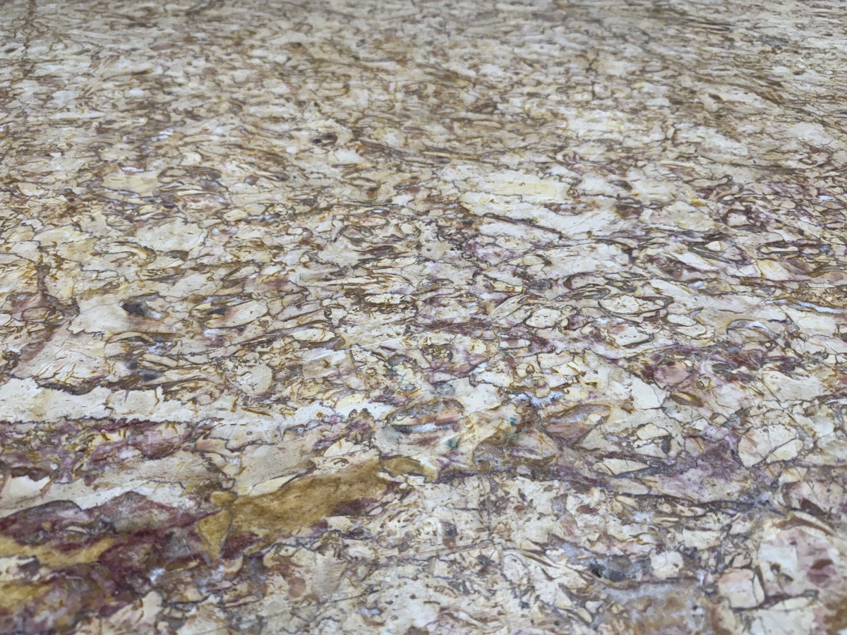 Table basse de style Louis XV avec marbre -photo-3