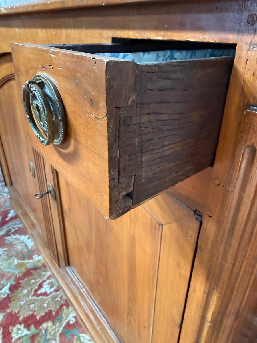 Louis XVI Style Hunting Buffet With Plinth -photo-4