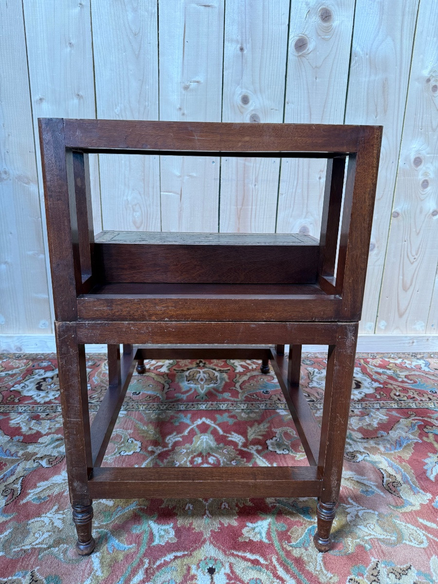 Escalier - Escabeau de bibliothèque de style Anglais-photo-2