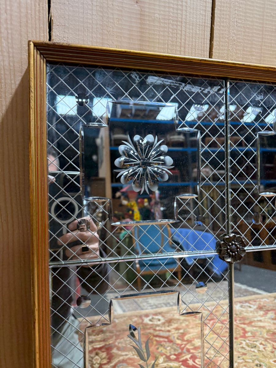 Art Nouveau/venetian Style Bistro/brasserie Mirror -photo-2