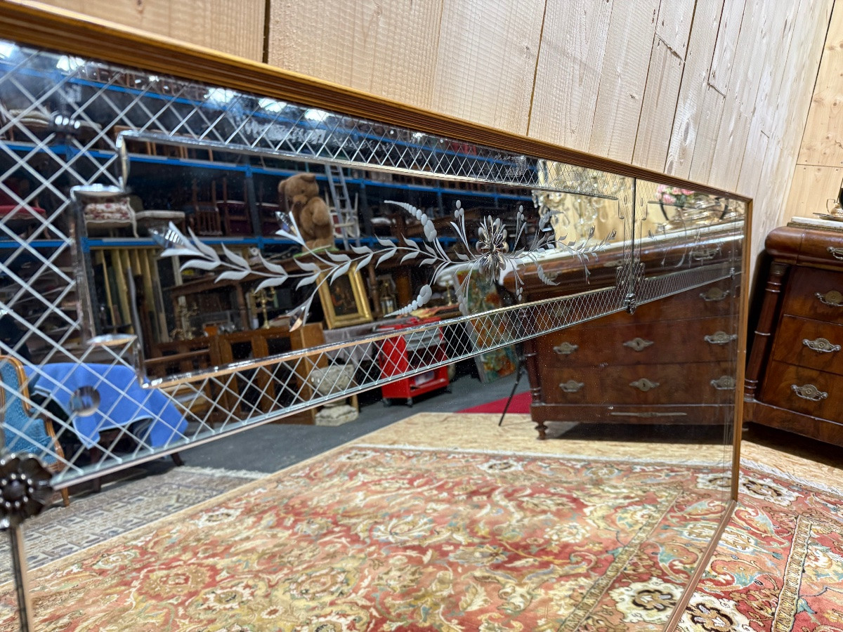 Art Nouveau/venetian Style Bistro/brasserie Mirror -photo-3