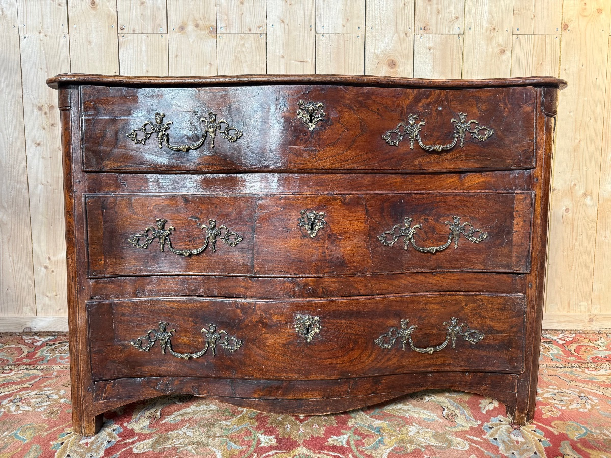Commode d'époque Louis XIV en chêne massif 