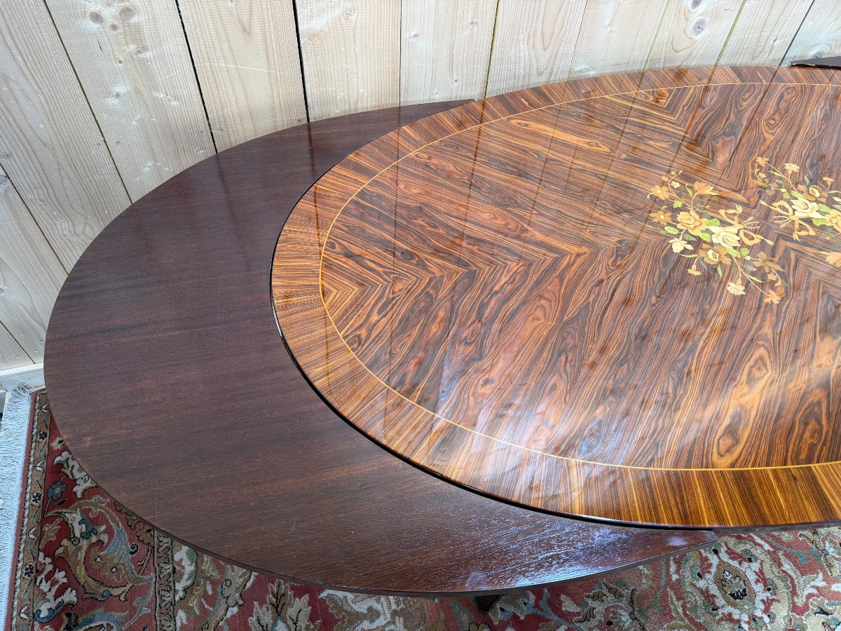 Louis XVI Style Oval Dining Table-photo-3