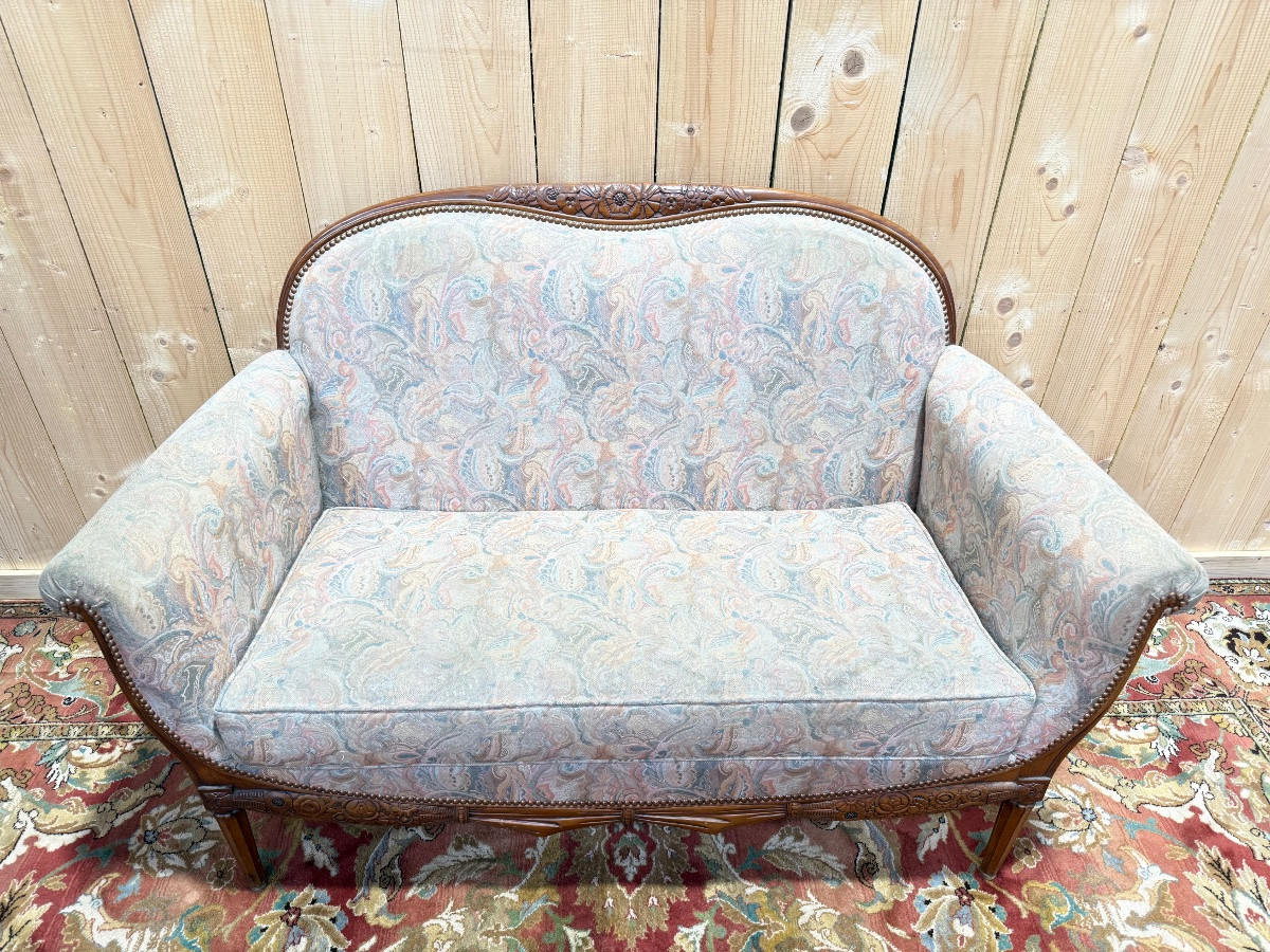 Art Deco Period Bench/sofa-photo-2
