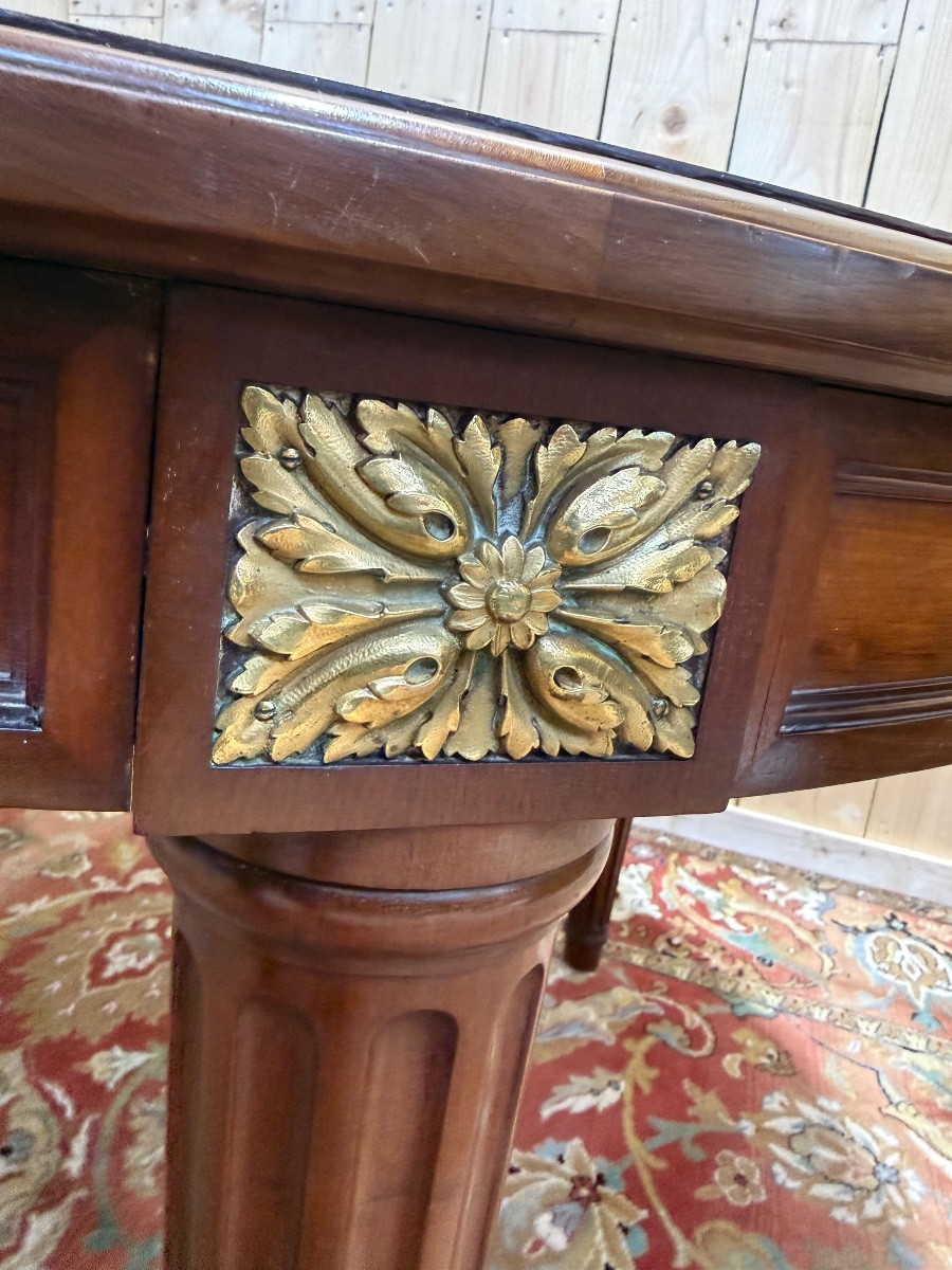 Louis XVI Oval Mahogany Dining Table-photo-1