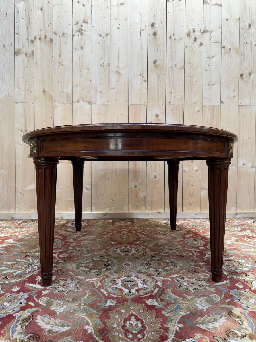 Louis XVI Oval Mahogany Dining Table-photo-5