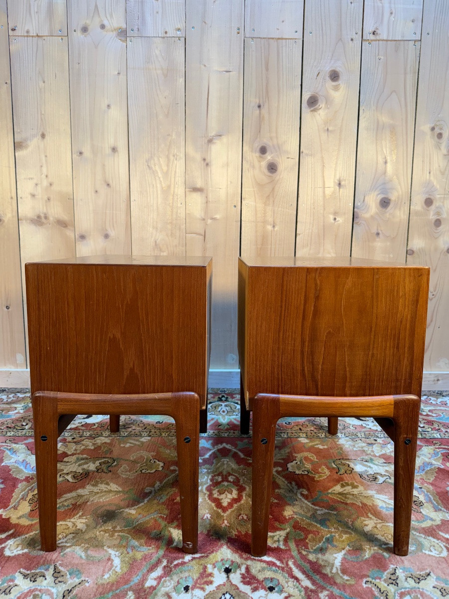 Pair Of Scandinavian Bedside Tables-photo-4