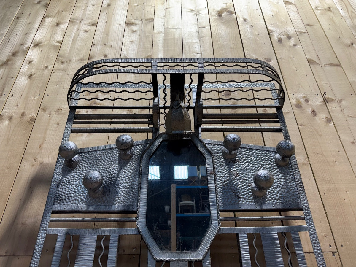 Vestiaire - Portemanteau époque Art Déco en fer -photo-3