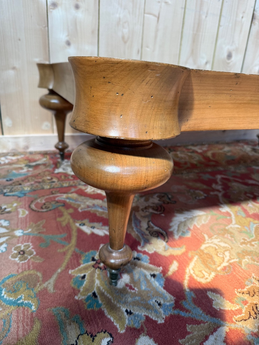 English Victorian Cherrywood Coffee Table-photo-3
