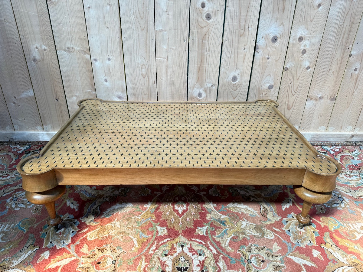 English Victorian Cherrywood Coffee Table
