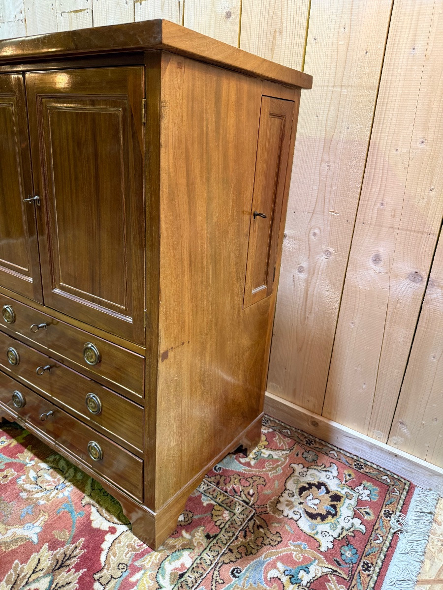 19th Century English Mahogany Sideboard-photo-1