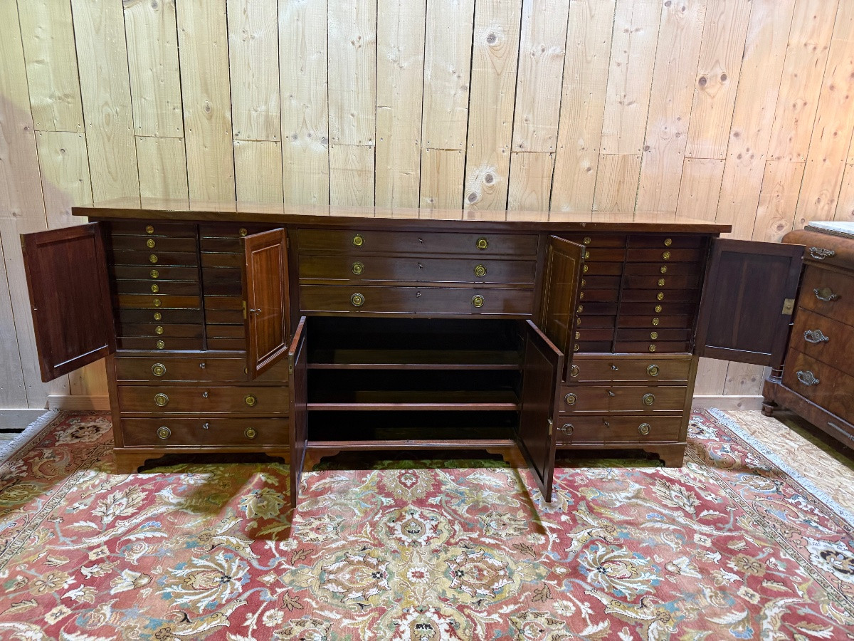 19th Century English Mahogany Sideboard-photo-5