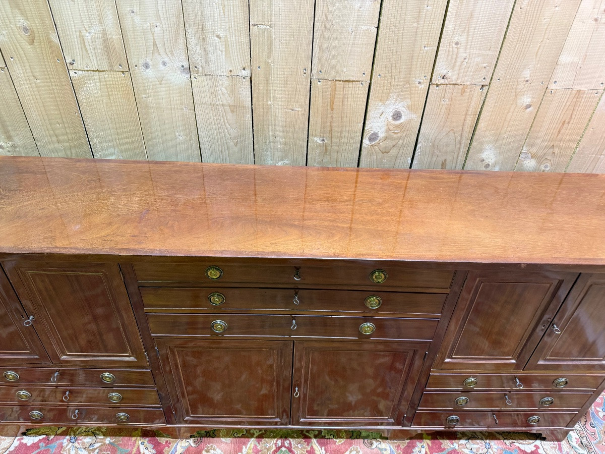 19th Century English Mahogany Sideboard-photo-6