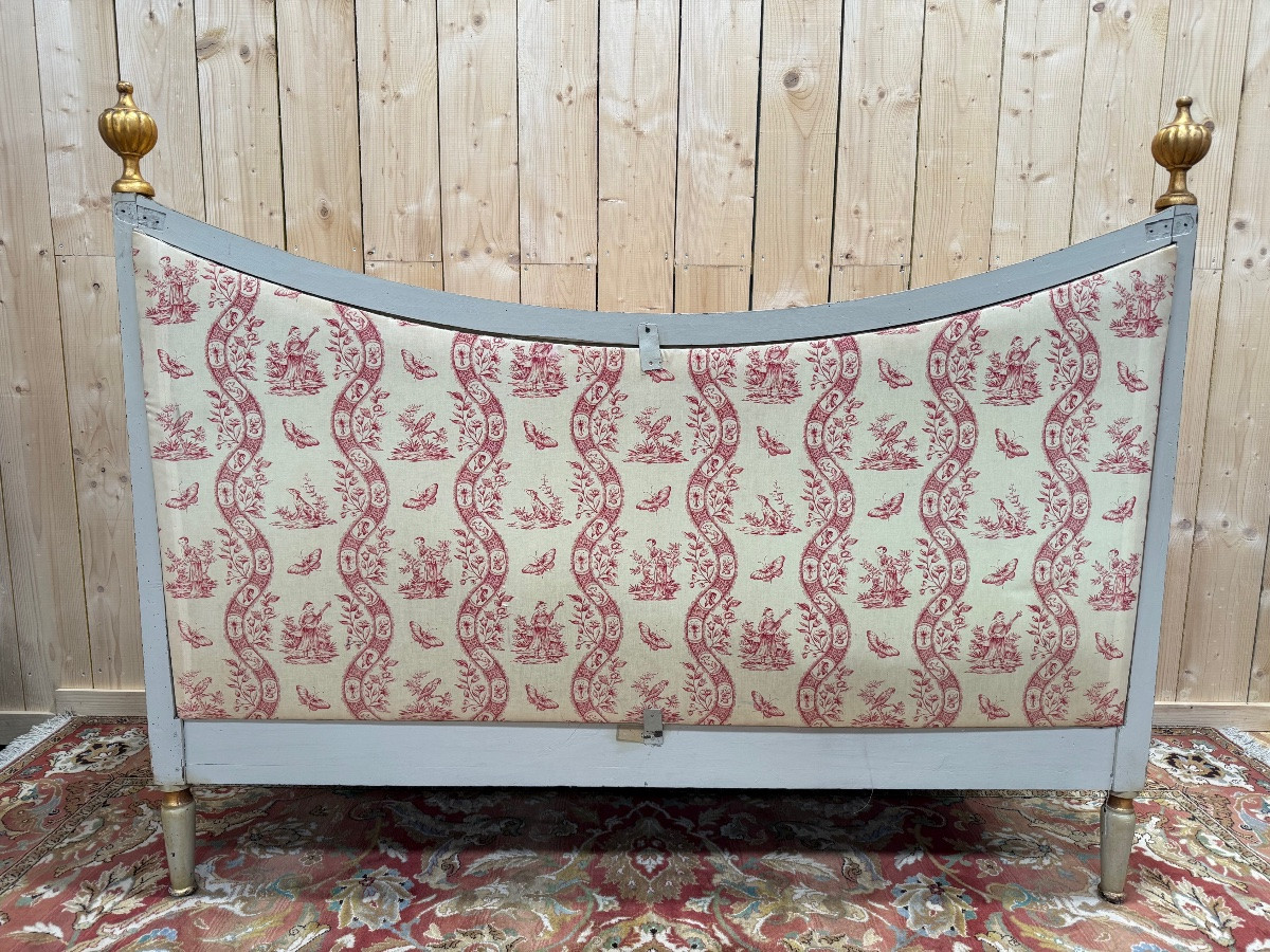 Salon d'époque Louis XVI en bois réchampi -photo-3