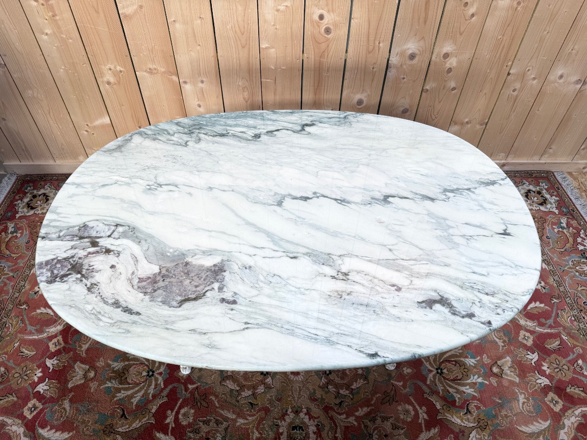 Art Nouveau Marble Bistro Table-photo-2