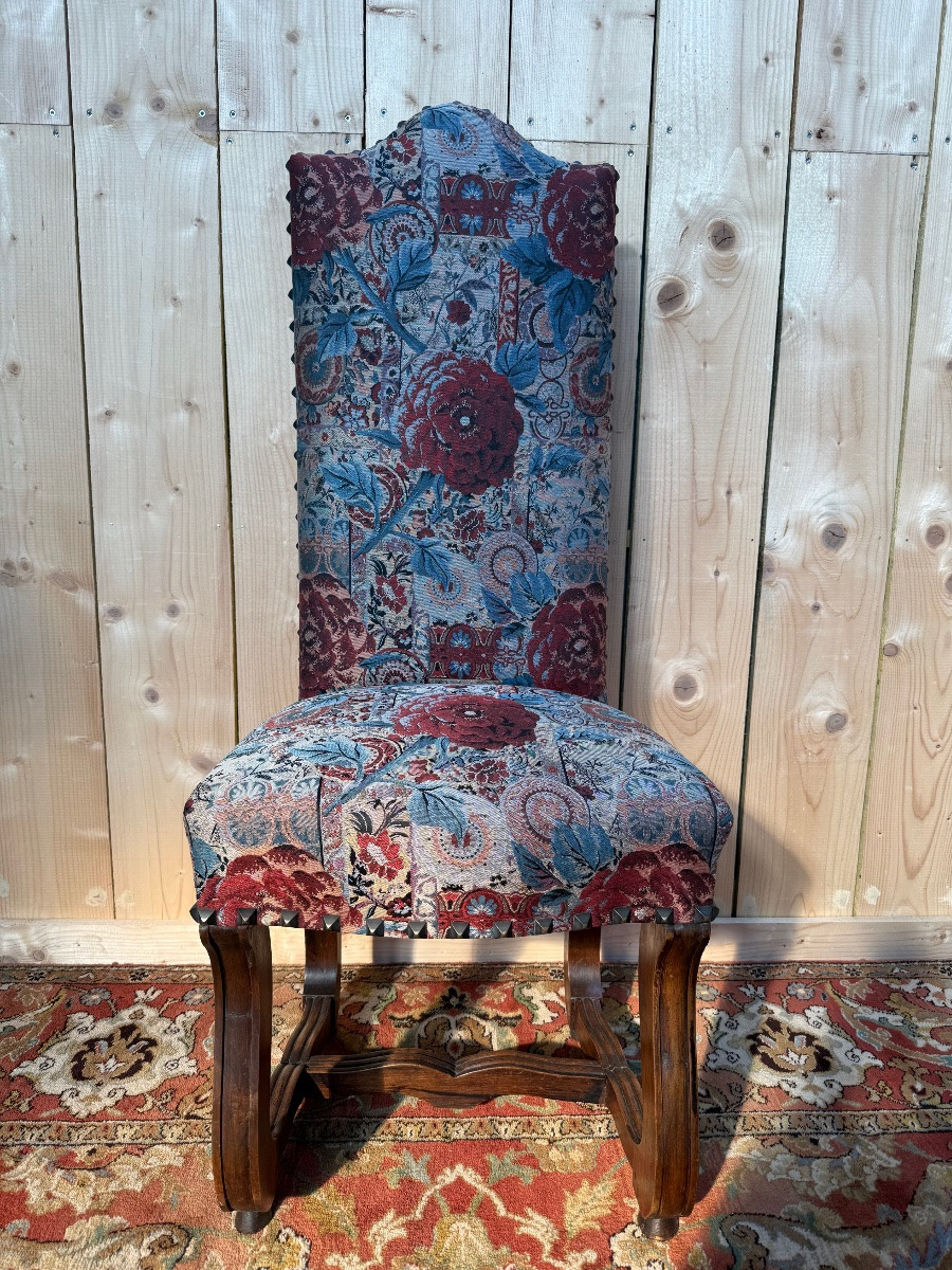 Suite Of 8 Renaissance Chairs - Haute époque-photo-3