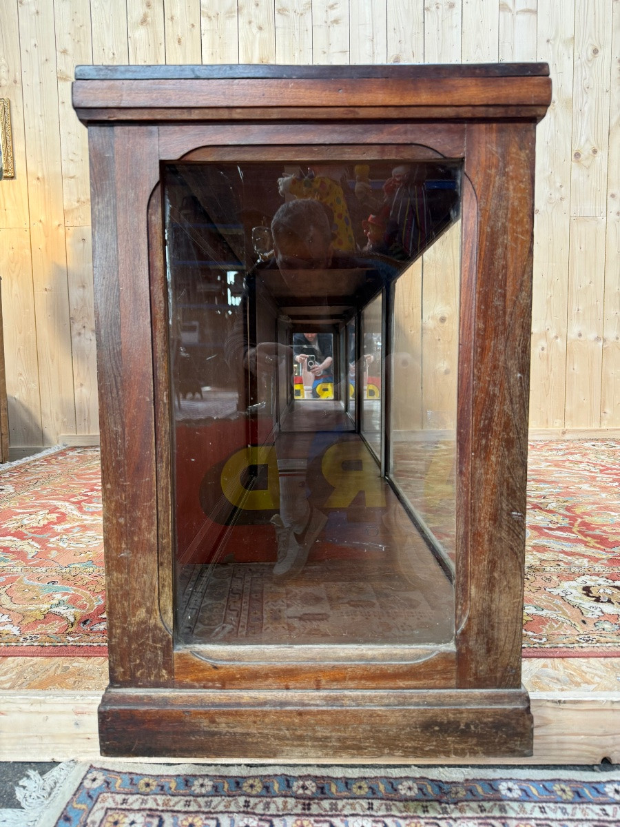 Meuble de métier de chapelier en acajou -photo-4