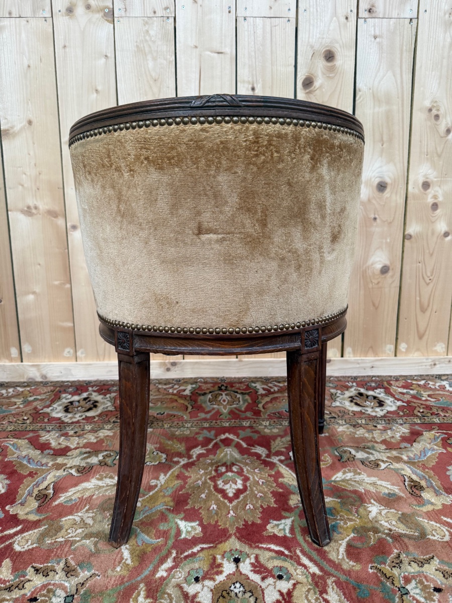 Louis XVI Style Office Armchair-photo-3