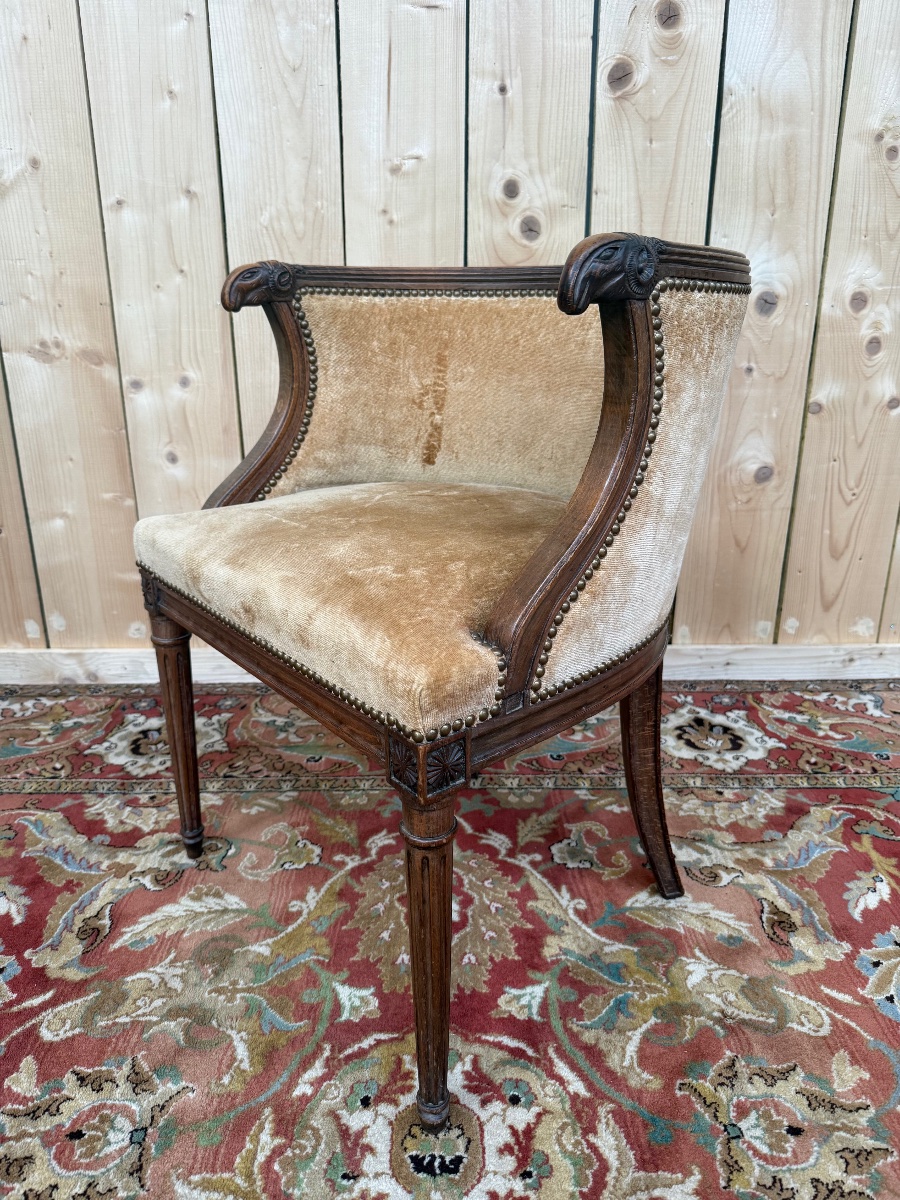 Louis XVI Style Office Armchair