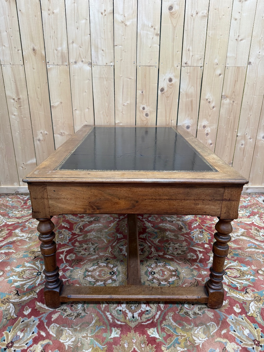 Louis XIII Style Walnut Desk-photo-3