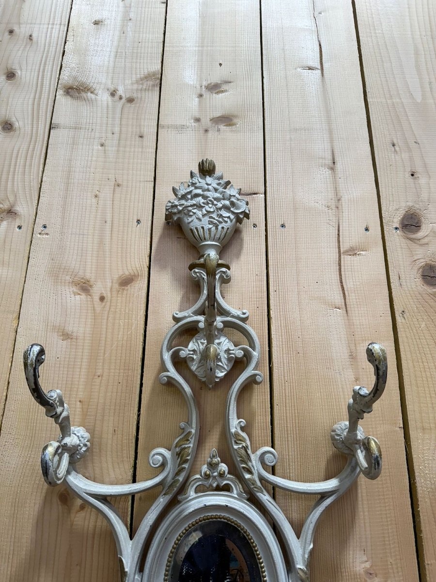 Vestiaire - Art Nouveau Period Cast-iron Coat Rack-photo-2