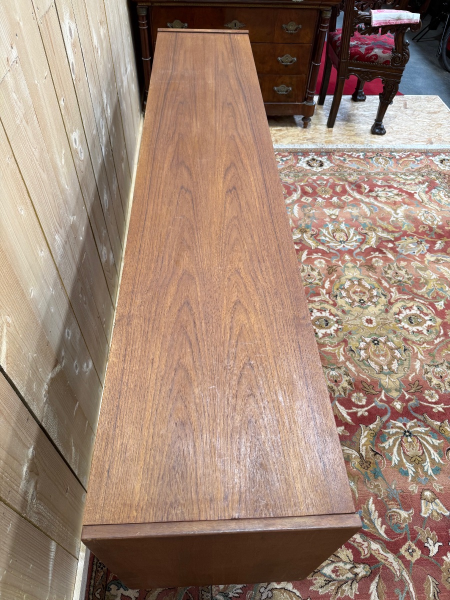Scandinavian Sideboard In Solid Teak-photo-5
