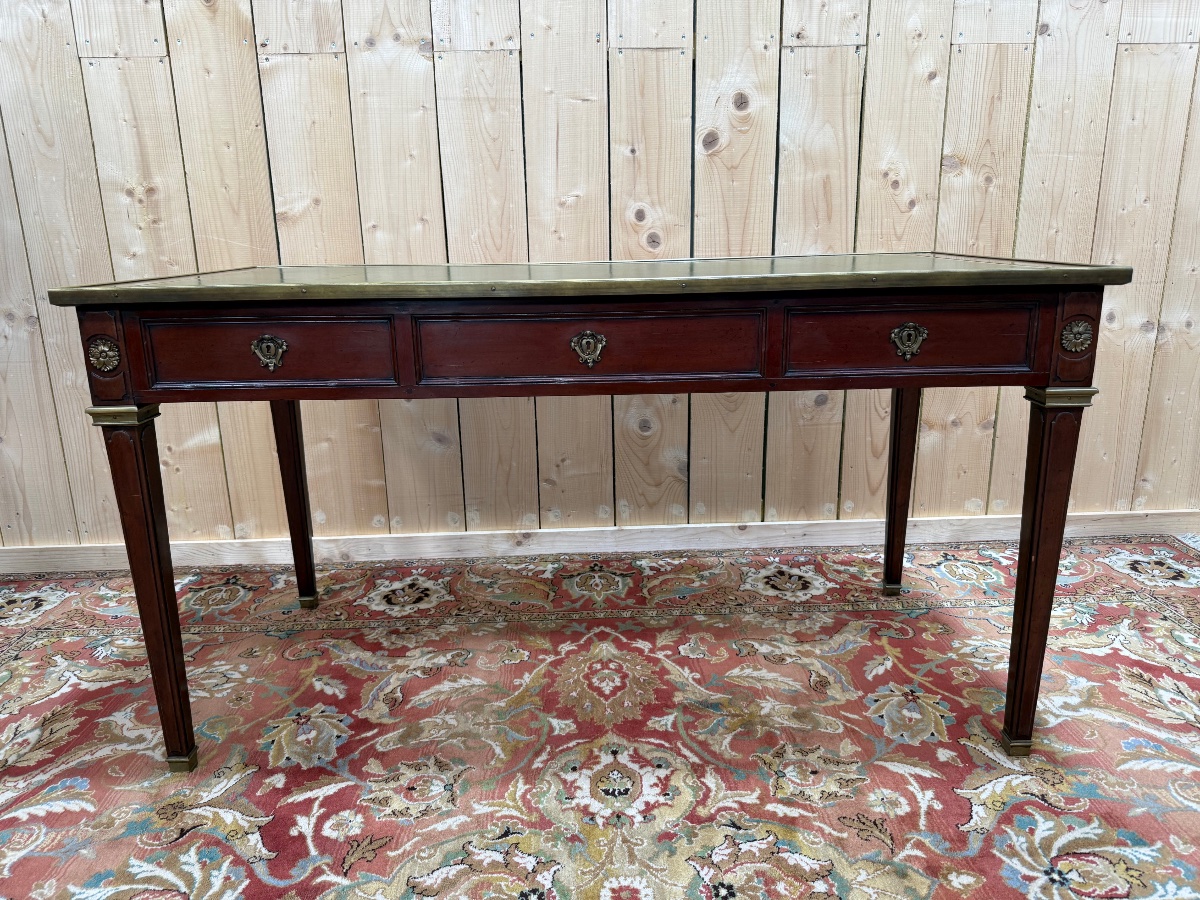 Louis XVI Style Flat Desk-photo-3