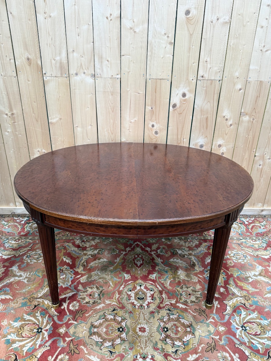 Louis XVI Style Oval Dining Table-photo-2