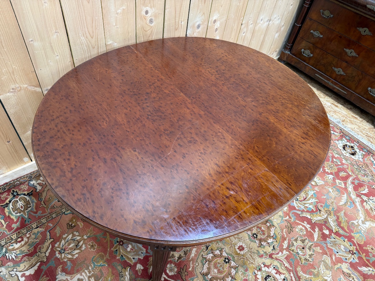 Louis XVI Style Oval Dining Table-photo-4