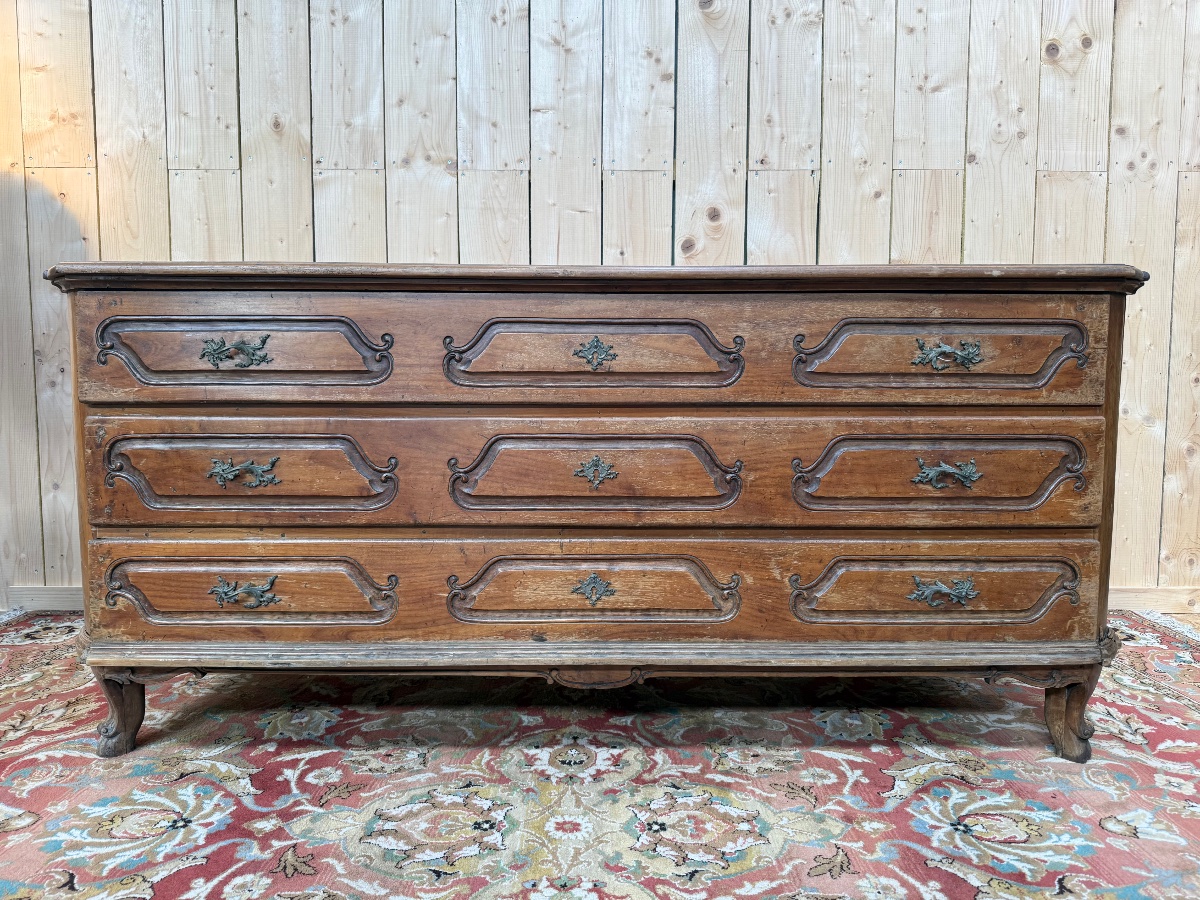Louis XV Period Pantalonniere Chest Of Drawers-photo-2