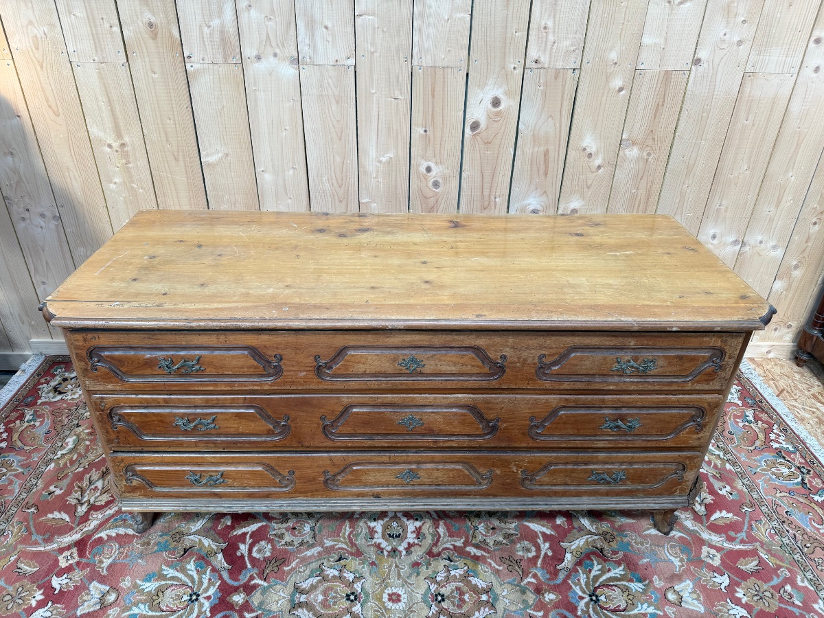 Louis XV Period Pantalonniere Chest Of Drawers-photo-3