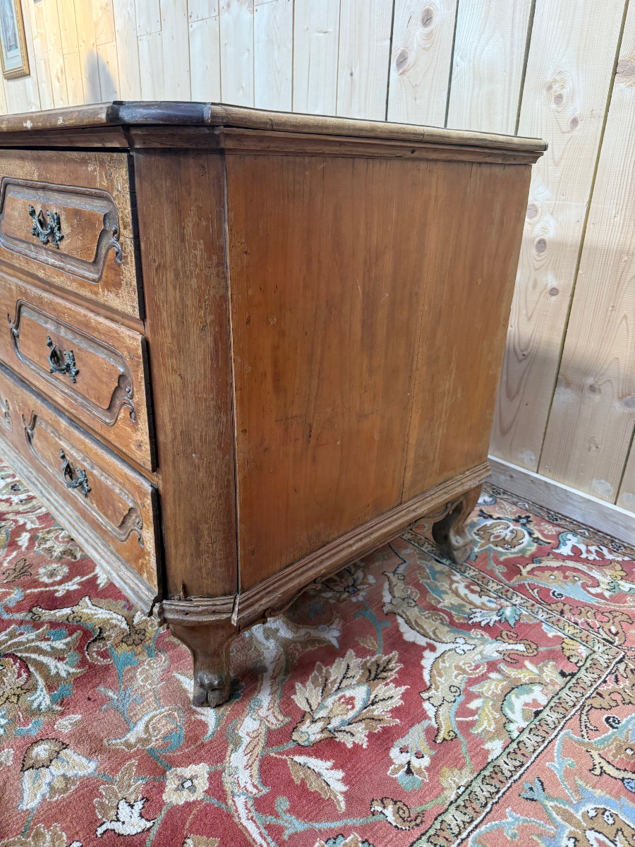 Louis XV Period Pantalonniere Chest Of Drawers-photo-4