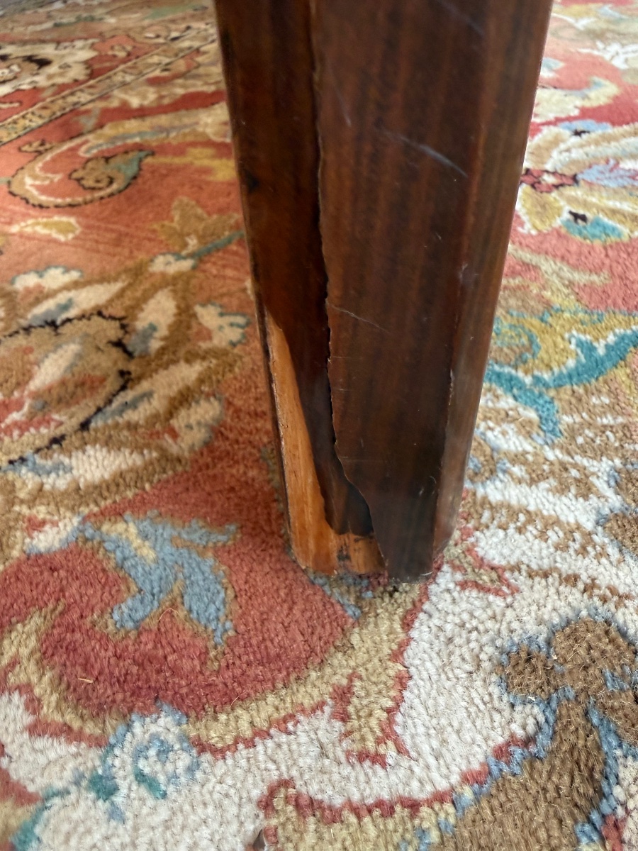 Art Deco Period Folding Screen In Walnut Veneer-photo-3