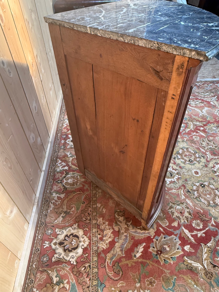 Louis Philippe-style Corner Cabinet Made Of Mahogany -photo-1