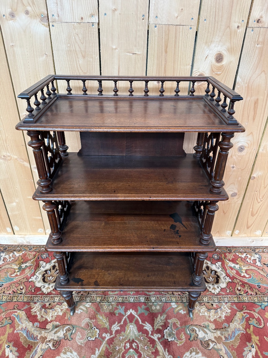 Napoleon III-era Walnut Shelf -photo-2