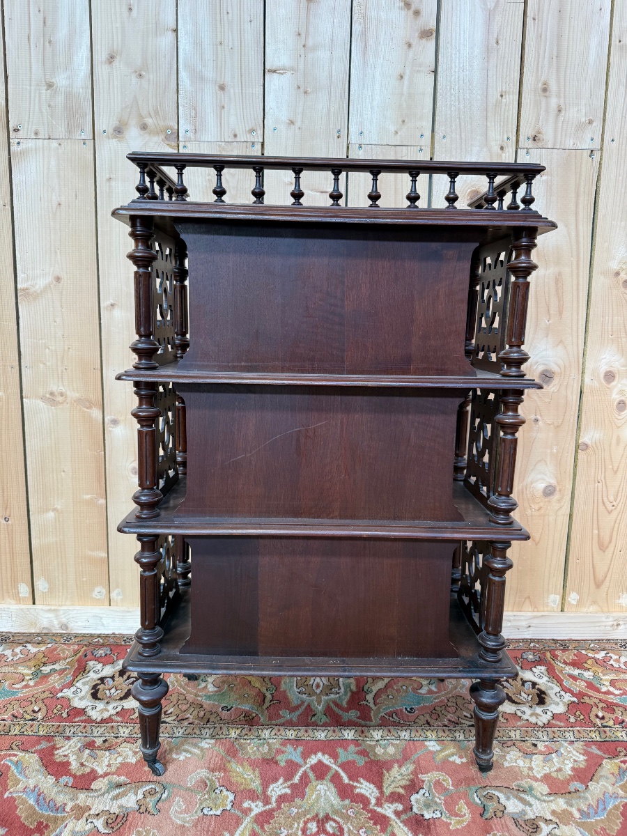 Napoleon III-era Walnut Shelf -photo-4