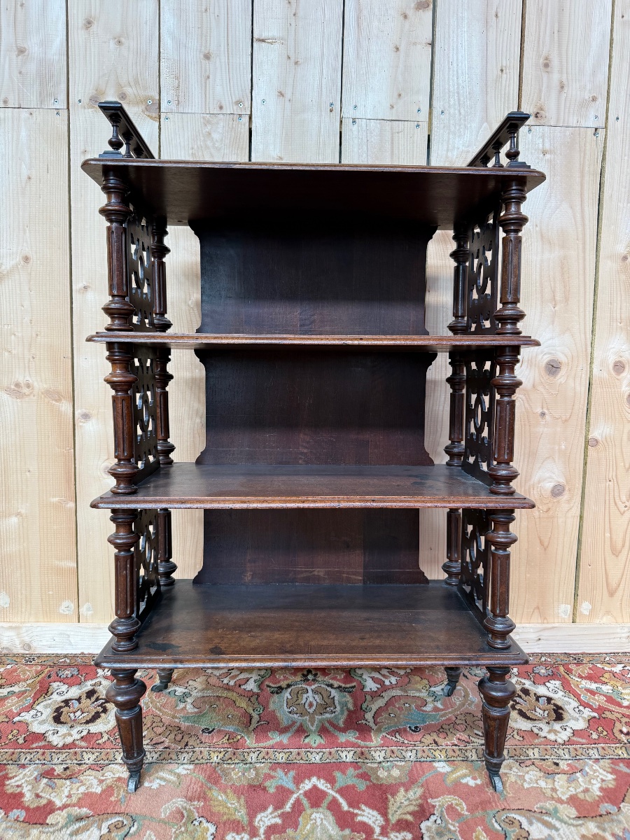 Napoleon III-era Walnut Shelf 