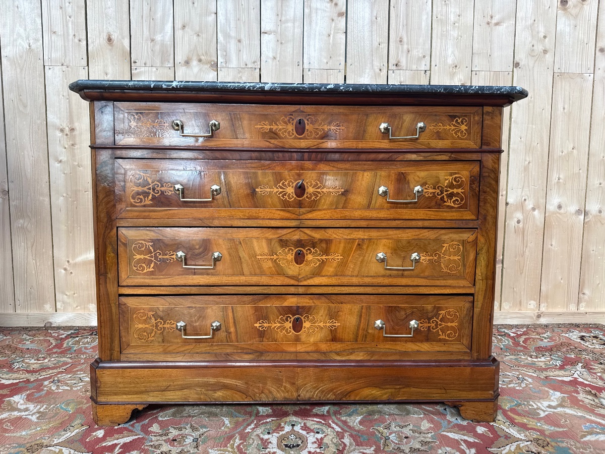 Louis Philippe - Charles X Chest Of Drawers-photo-2