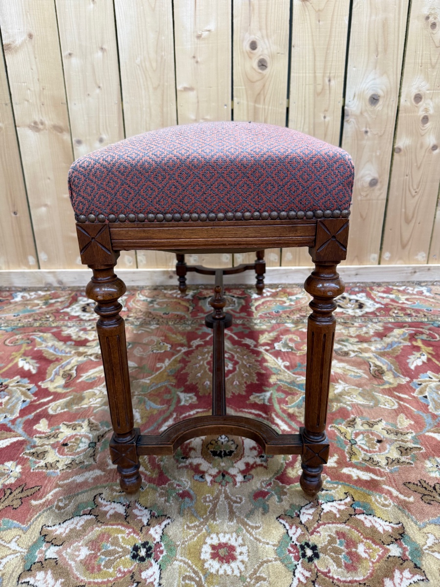 Banc de piano - Banquette de style Louis XVI -photo-2