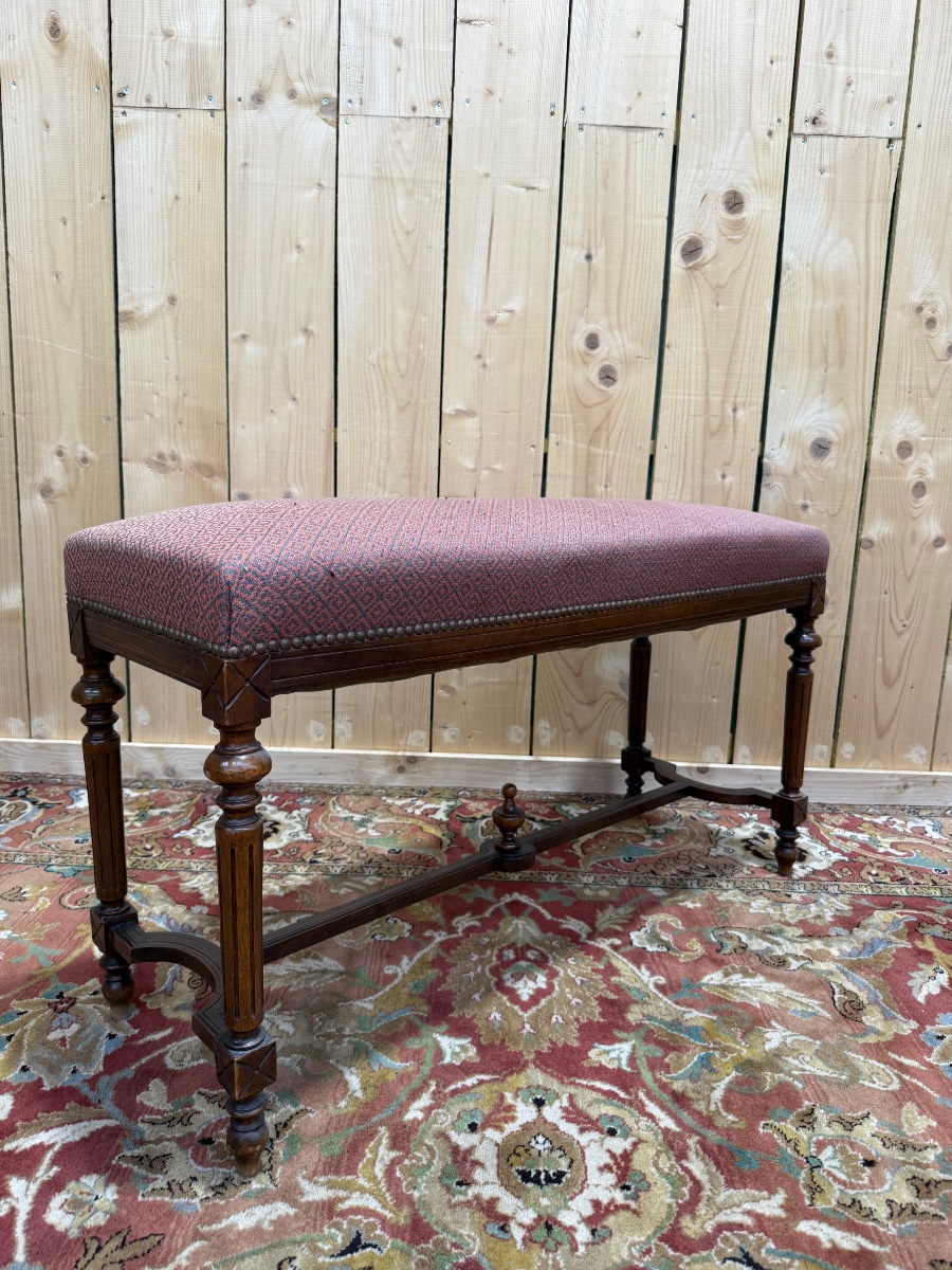 Banc de piano - Banquette de style Louis XVI -photo-3