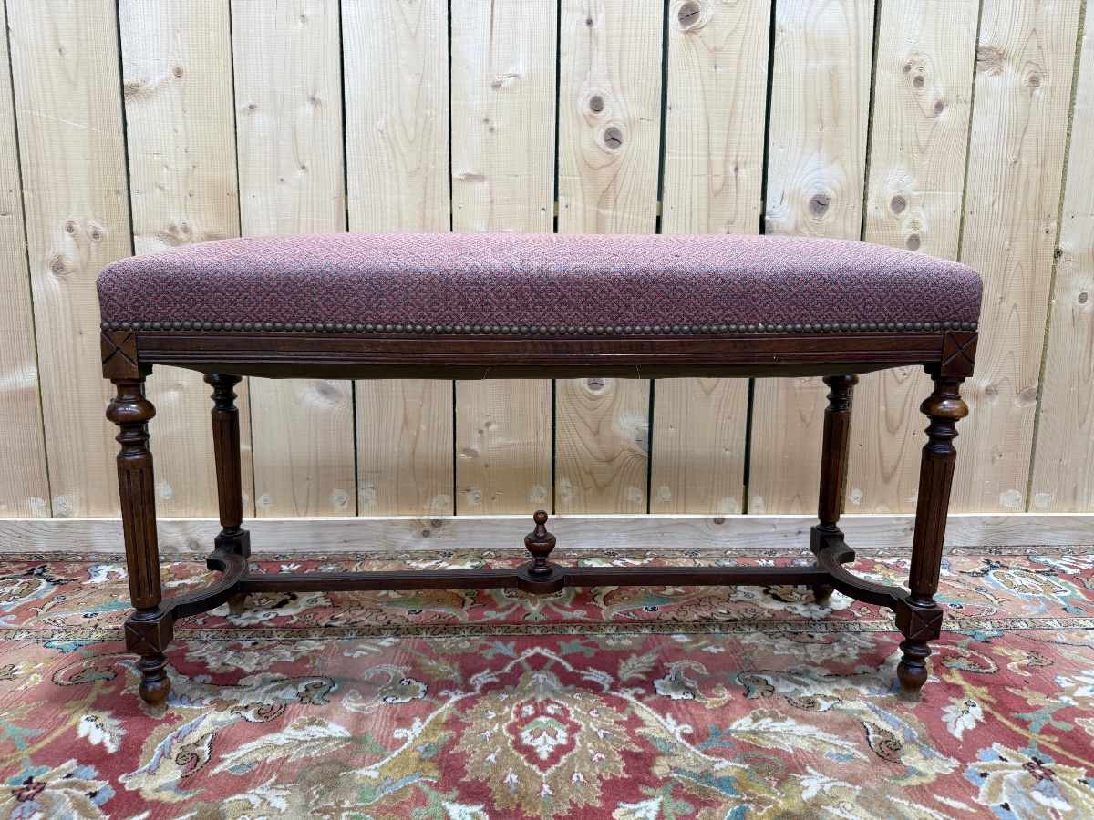 Banc de piano - Banquette de style Louis XVI -photo-4